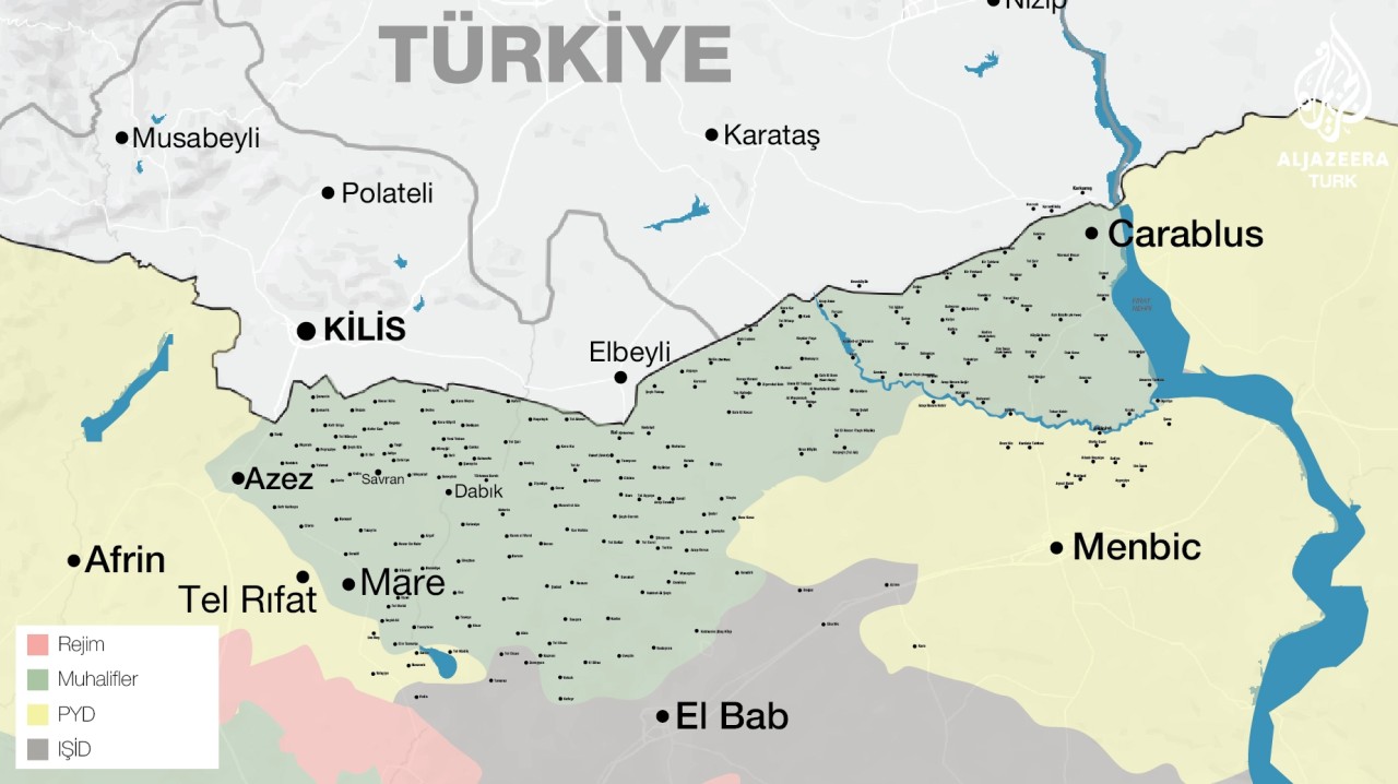 Suriye'nin kuzeyinde Fırat'ın doğusunda Türkiye-ABD alarmı