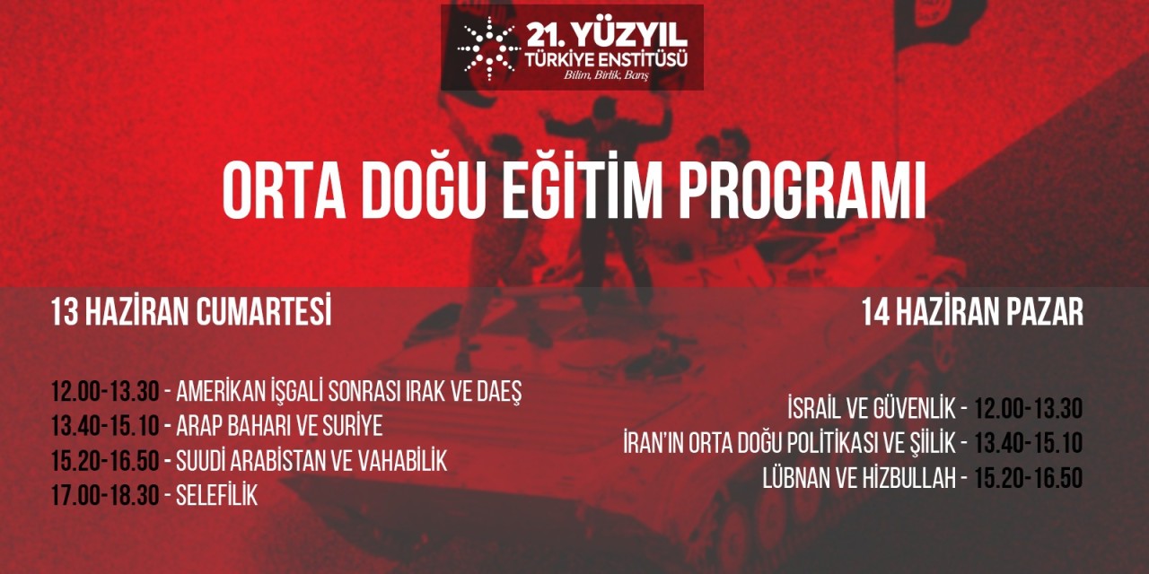 ORTA DOĞU EĞİTİM PROGRAMI 13 -14 HAZİRAN 2020