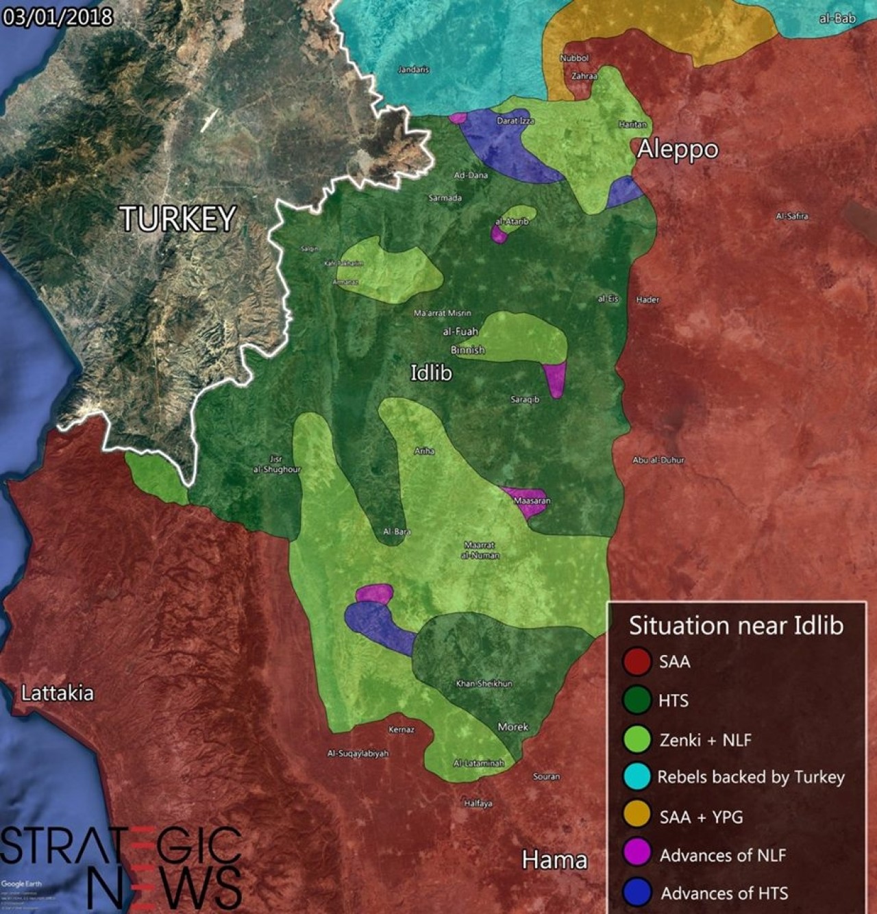 HTŞ/Nusra alanını genişletiyor. İdlip'te neler oluyor?