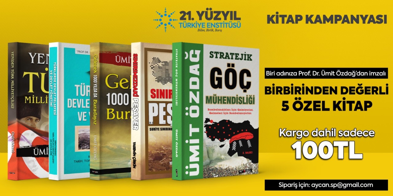 21. Yüzyıl Türkiye Enstitüsü'nden Yeni Kitap Kampanyası