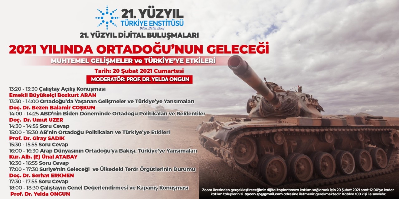 2021 Yılında Ortadoğu’nun Geleceği:  Muhtemel Gelişmeler ve Türkiye’ye Etkileri Çalıştayı