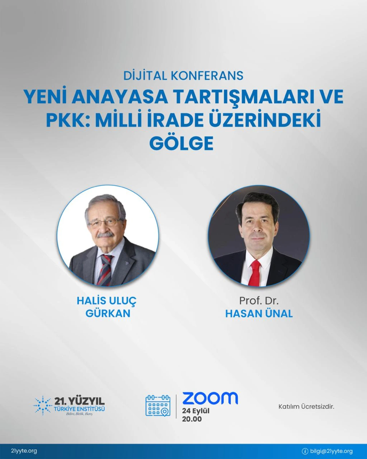 Dijital Konferans – Yeni Anayasa Tartışmaları ve PKK: Milli İrade Üzerindeki Gölge