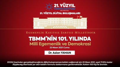 TBMM'nin 101. yılında Milli Egemenlik ve Demokrasi