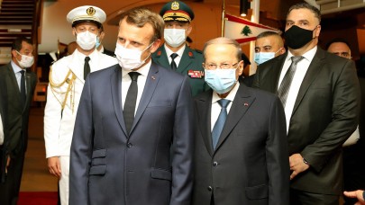 Lübnan Ziyaretinde Macron’a Protesto İle Karşılama