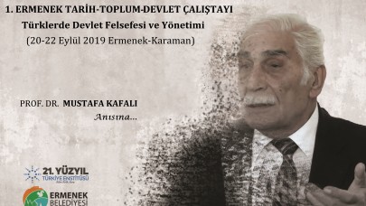 BİRİNCİ ERMENEK TARİH-TOPLUM-DEVLET ÇALIŞTAYI