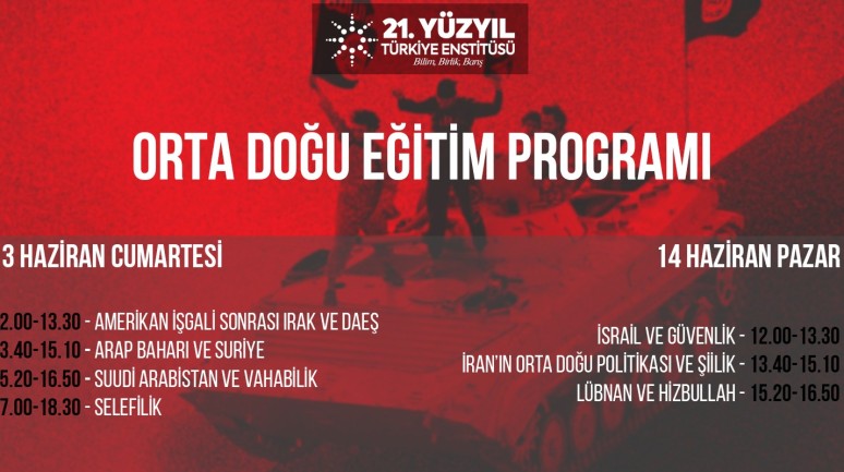 ORTA DOĞU EĞİTİM PROGRAMI 13 -14 HAZİRAN 2020