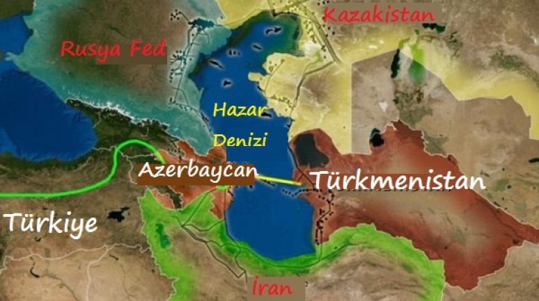 Hazar'da Azerbaycan -Türkmenistan Anlaşması