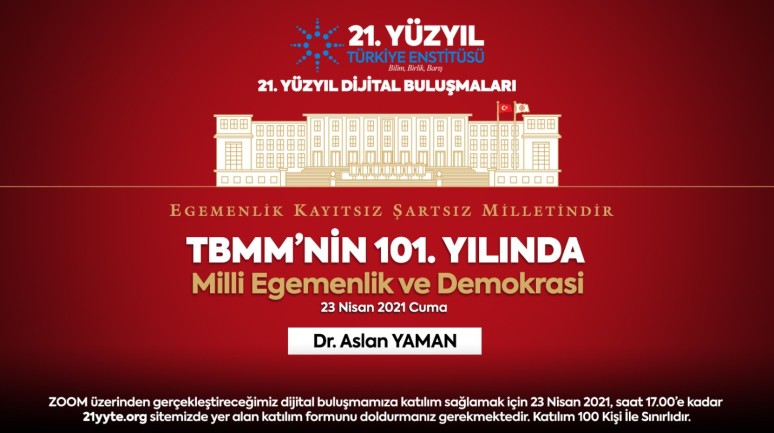 TBMM'nin 101. yılında Milli Egemenlik ve Demokrasi