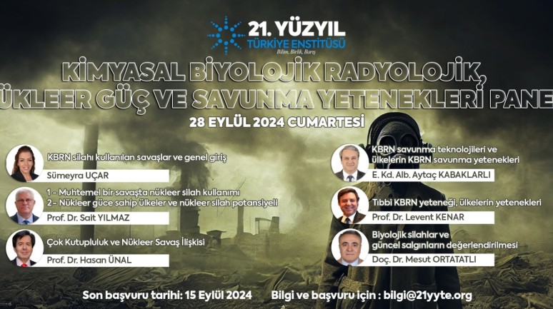 Kimyasal Biyolojik Radyolojik, Nükleer Güç ve Savunma Yetenekleri Paneli -  28 Eylül 2024