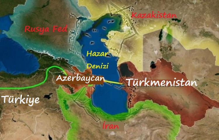Hazar&#039;da Azerbaycan -Türkmenistan Anlaşması