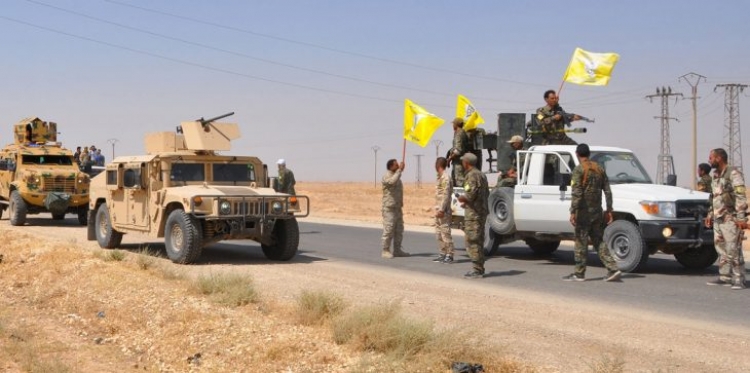 Fırat’ın doğusunda Suriye-Türkiye sınırında ABD-YPG ortak devriyeleri