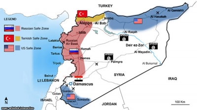 ABD, Rusya ve Türkiye’nin Suriye’deki Konumu